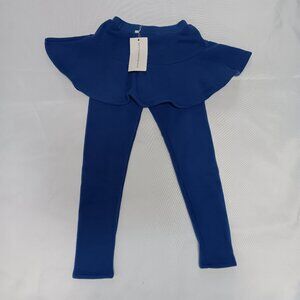 Alex + Nova Sabrina Plush Blue Skirt Leggings , Size 5 T , NWT! {CH}